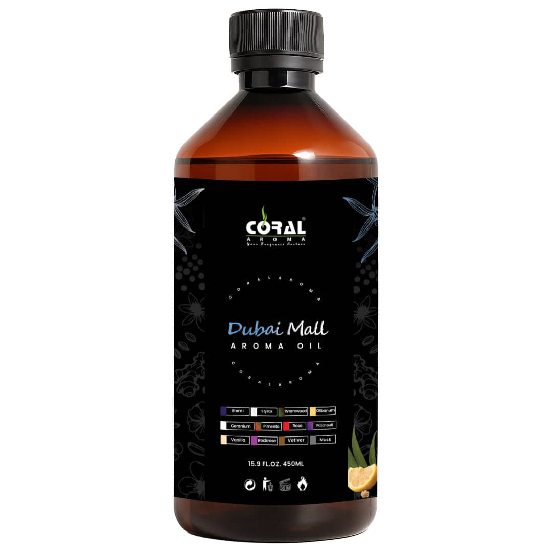 Dubai Mall Aroma Oil for Home & Office Diffuser Machines - 450ml