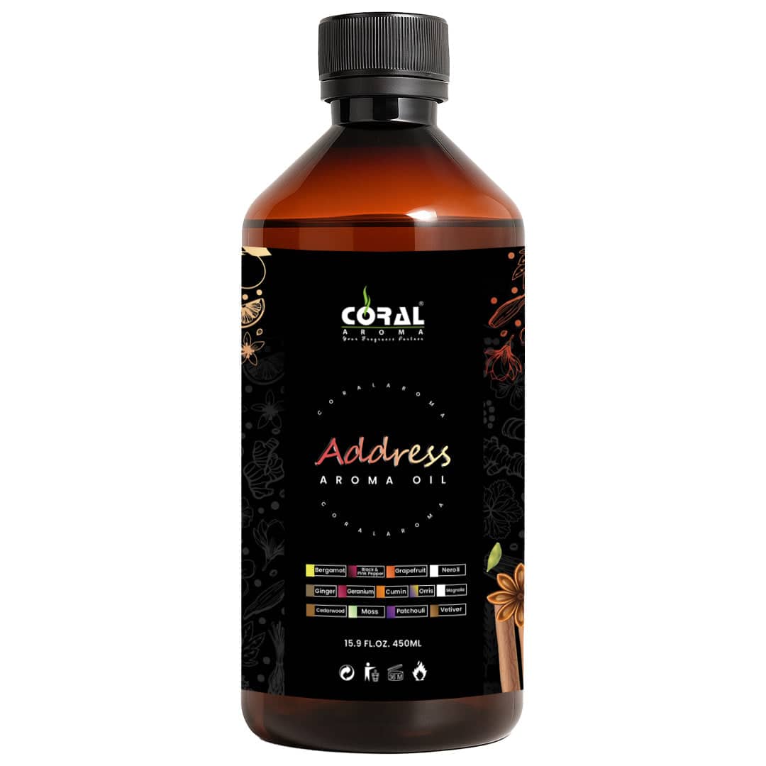 Address Aroma Oil for Home & Office Diffuser Machines - 450ml