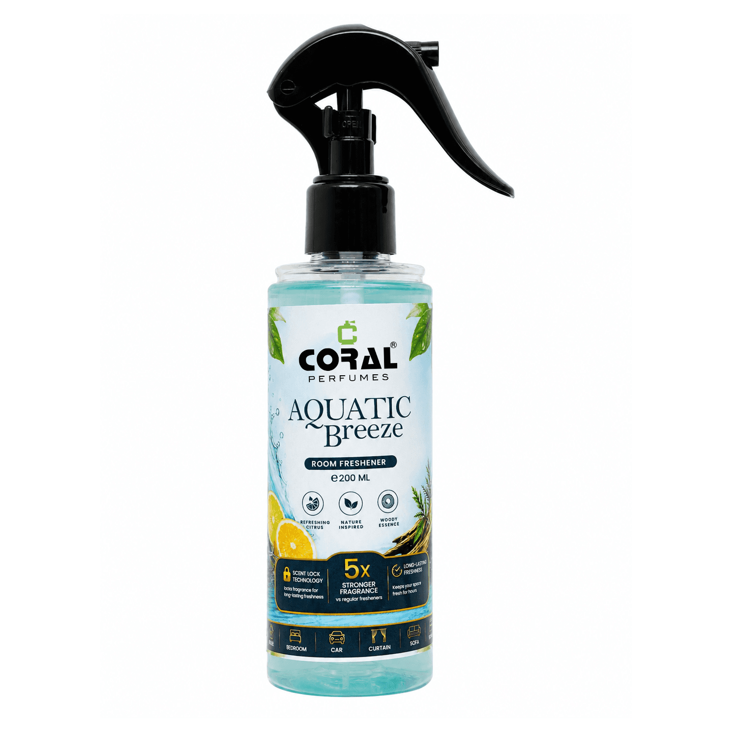 Coral Aquatic Breeze Room Freshener Spray – 200ml