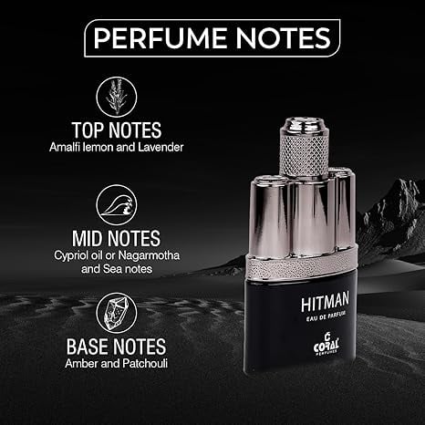 Coral Hitman Eau de Parfum for Men – 100ml