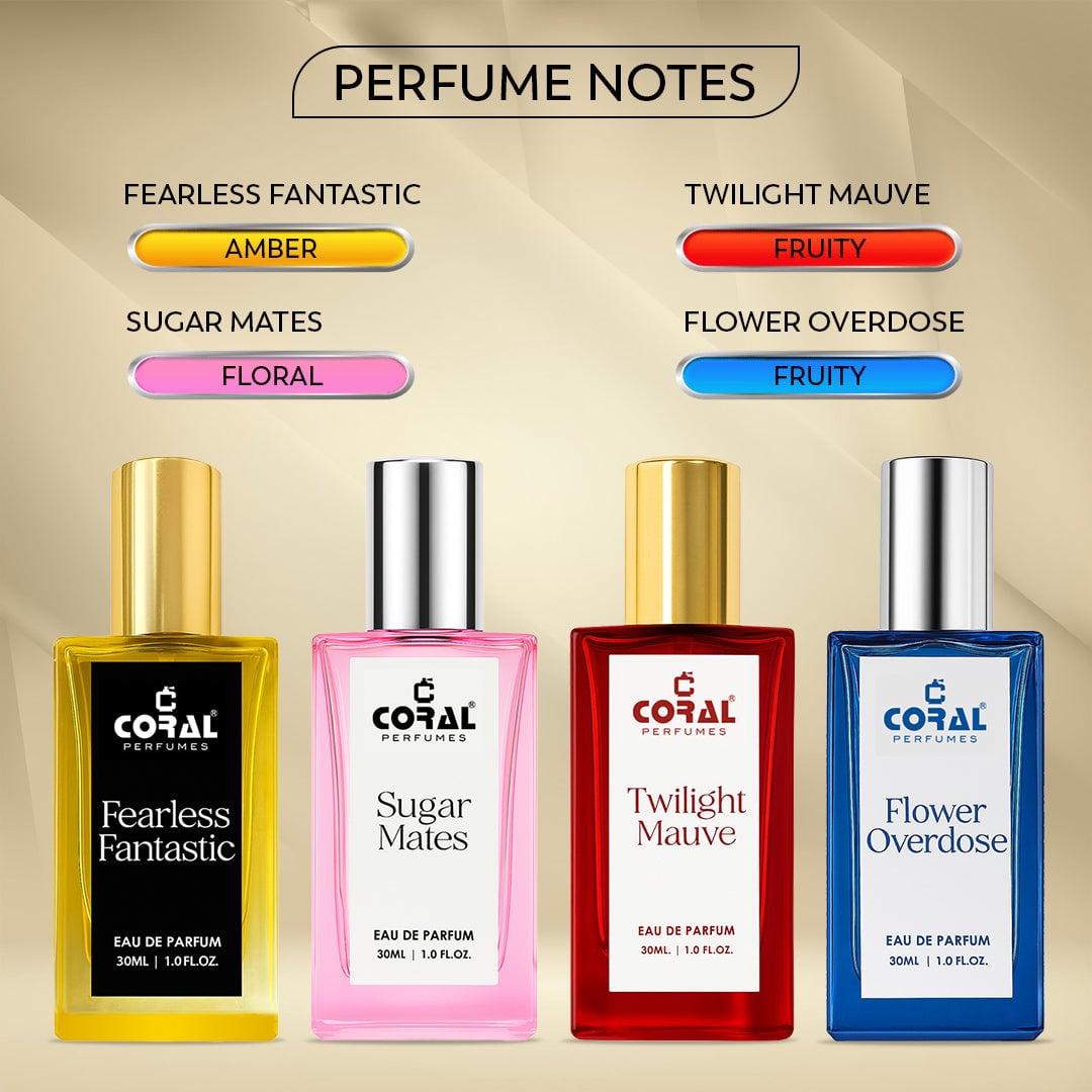 Coral Gift Set for Women – 4 x 30ml Eau de Parfum