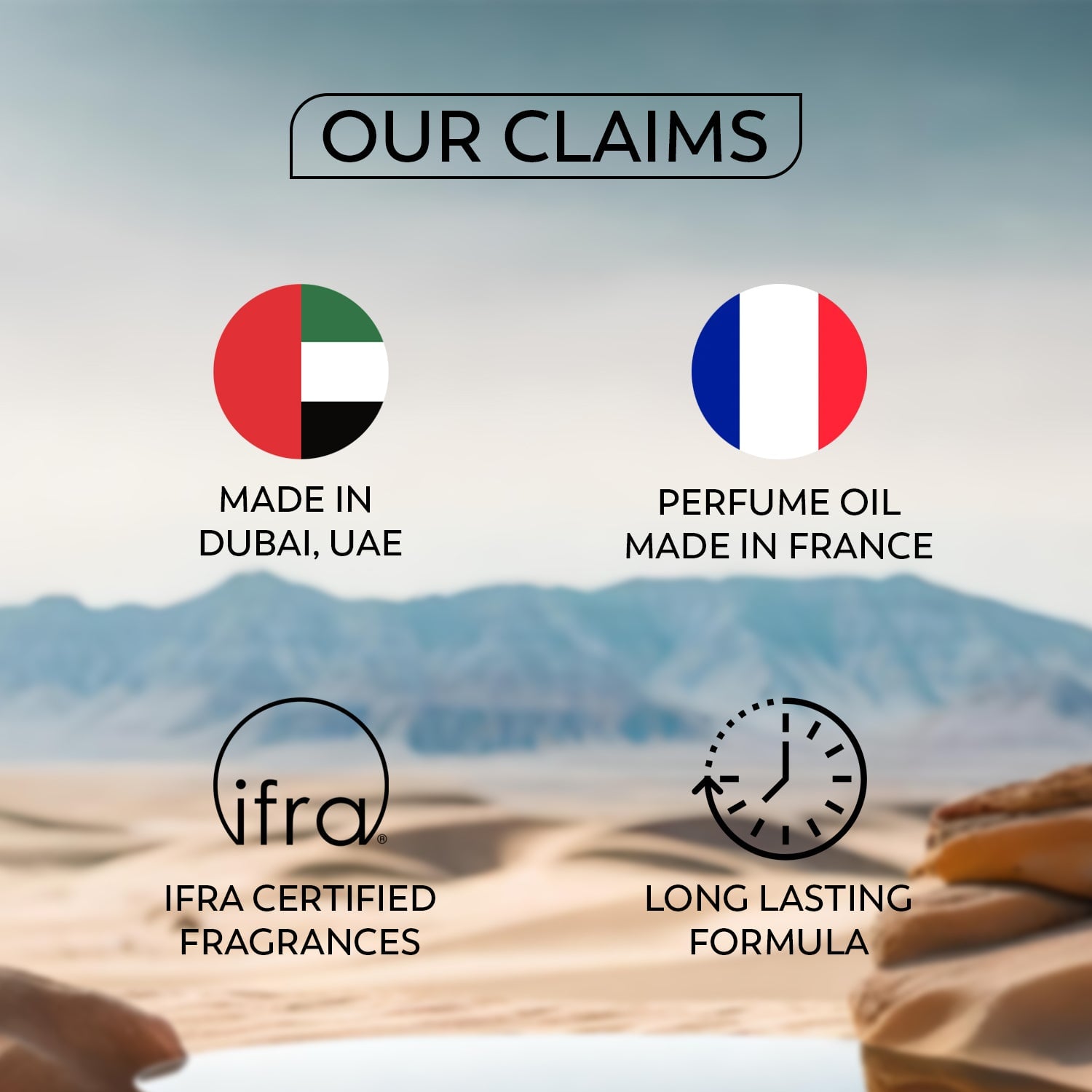Middle East Wild Desert Extrait de Parfum for Men – 80 ml