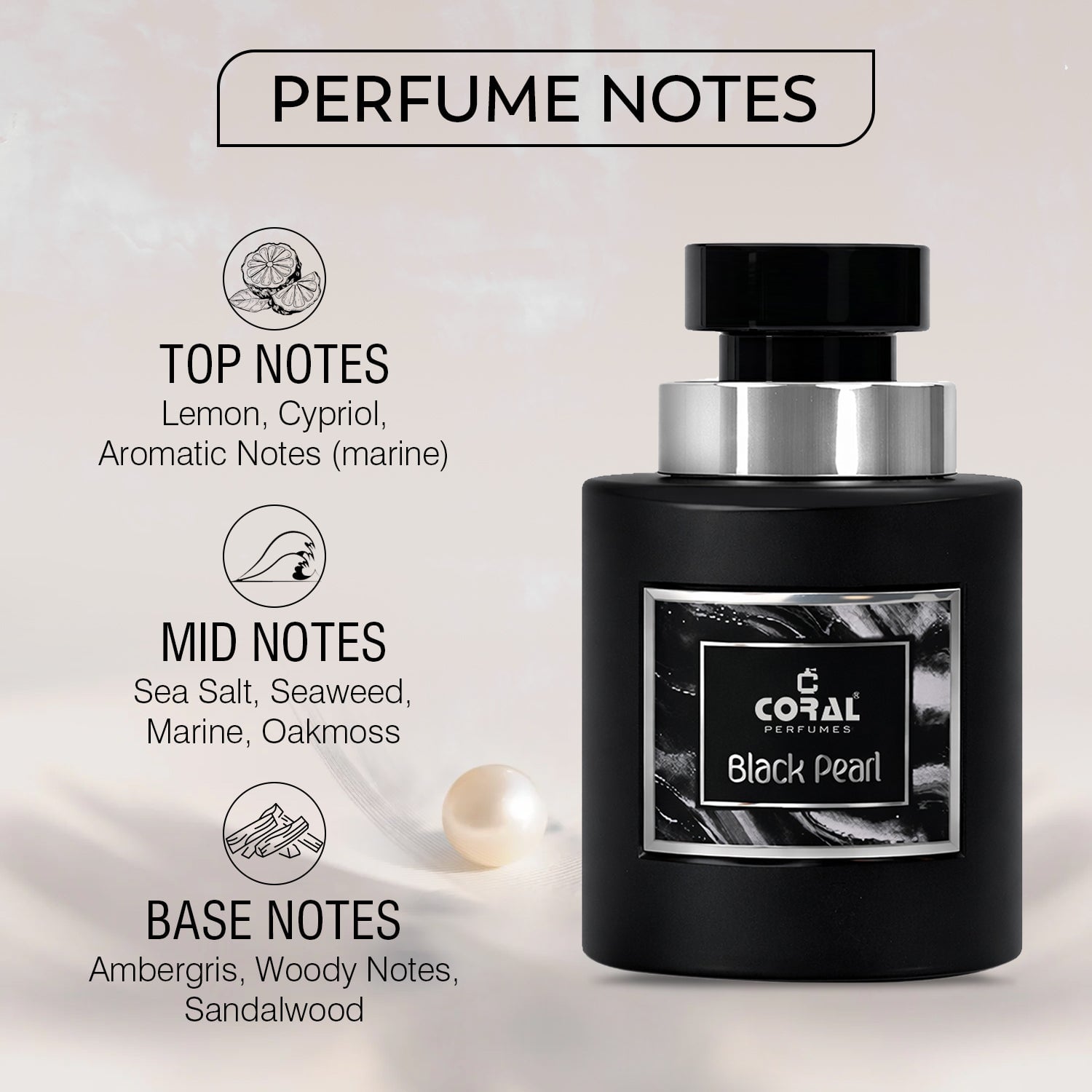 Coral Black Pearl For Unisex EDP 100ml