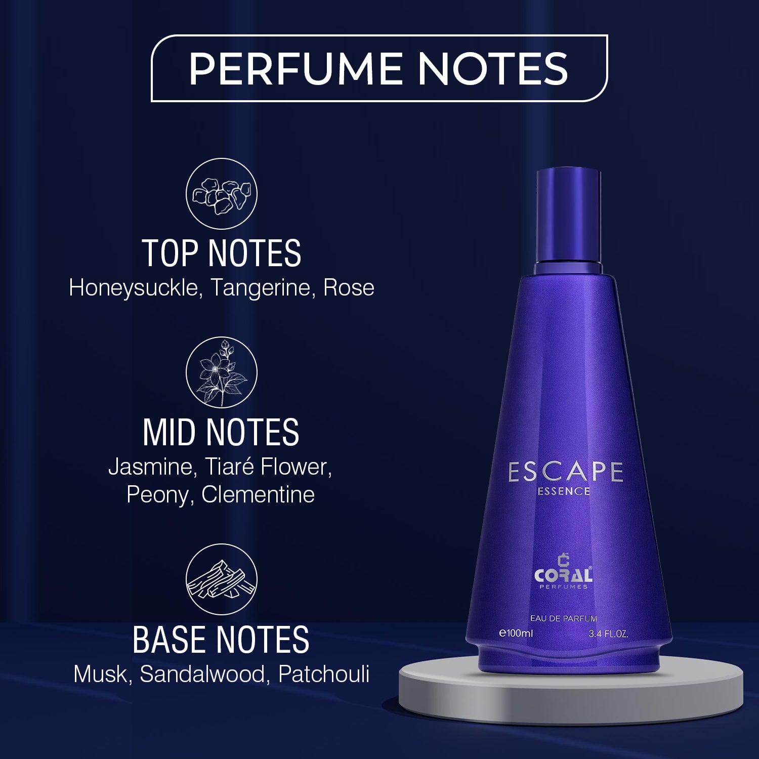 Coral Escape Essence EDP For Women 100ml