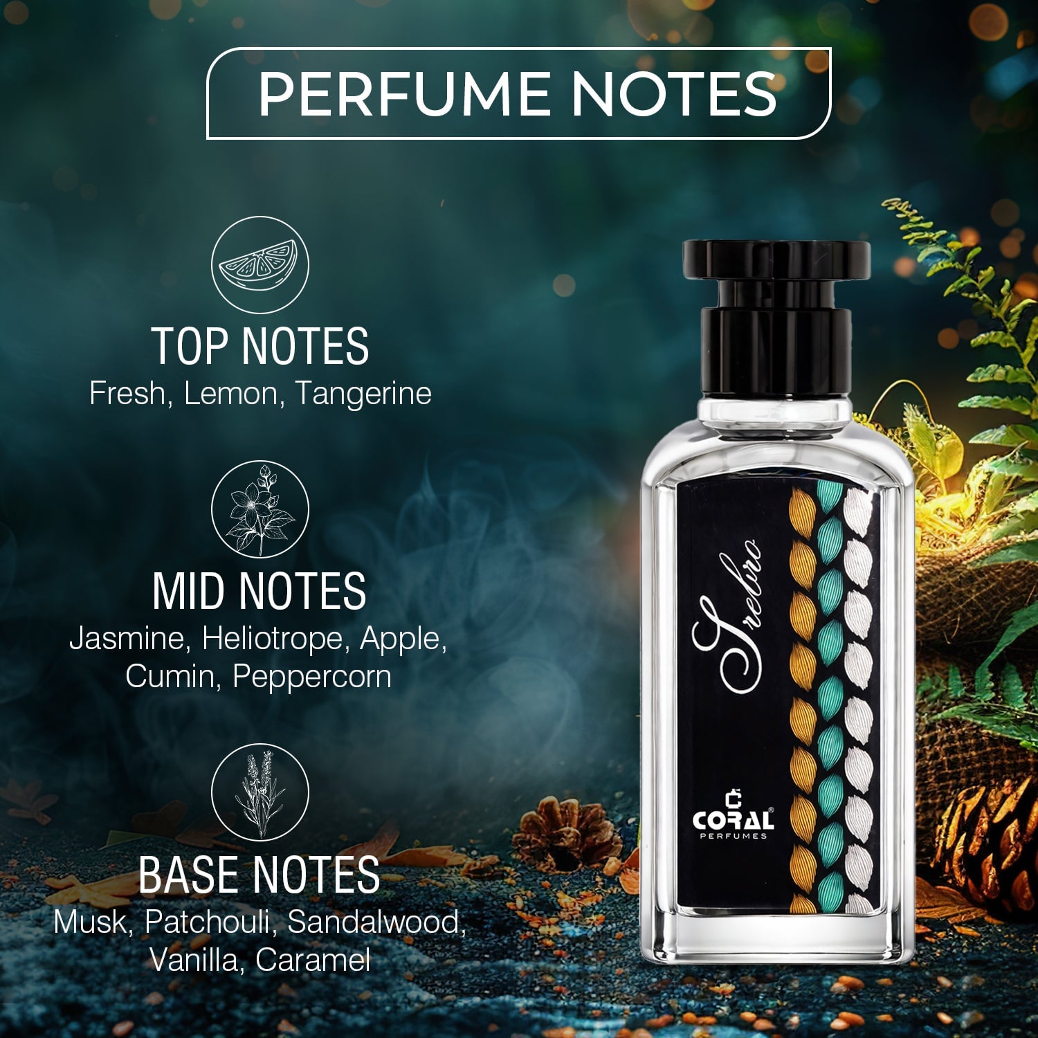 Coral Srebro For Unisex Parfum 100ml