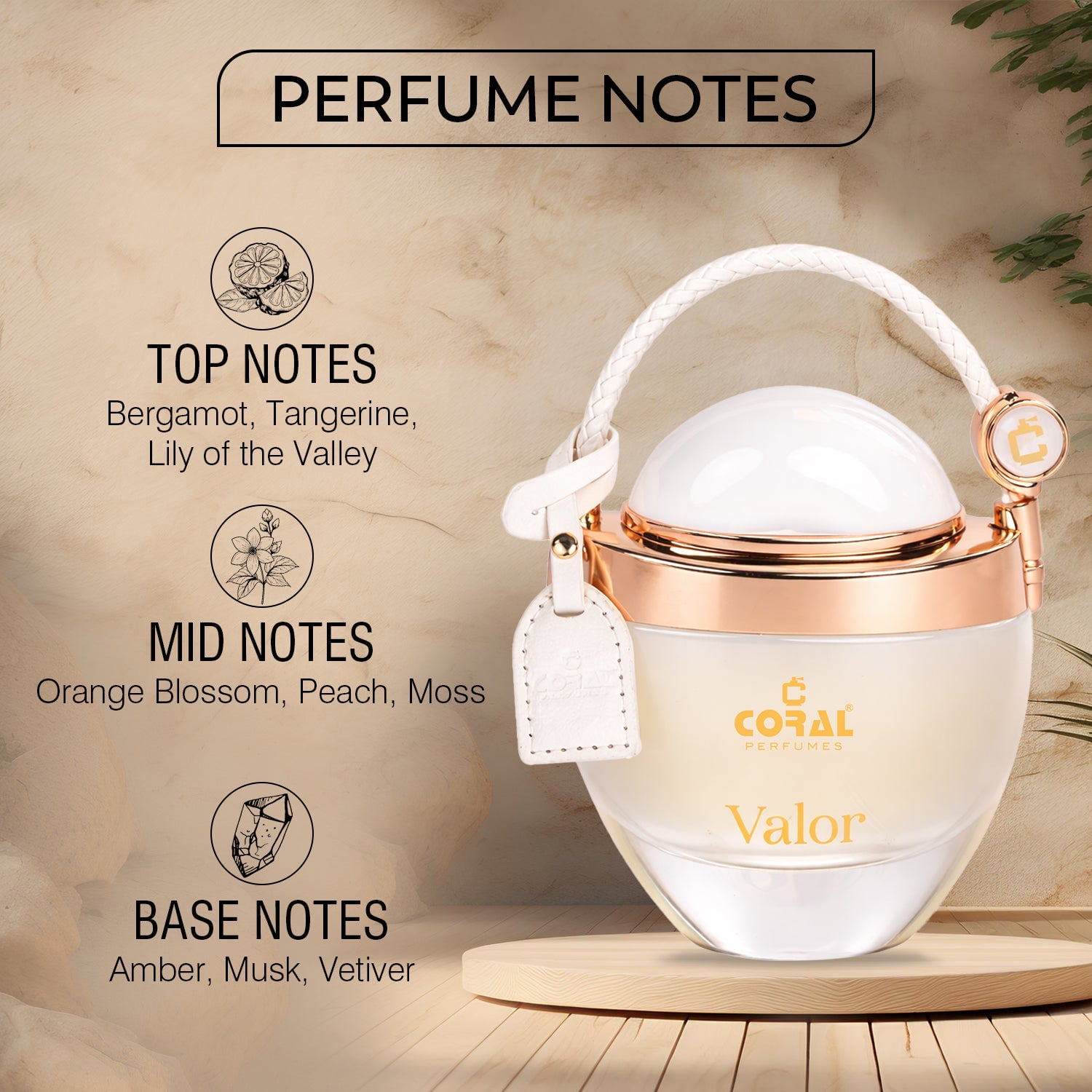 Coral Valor For Women Extrait De Parfum 80ml
