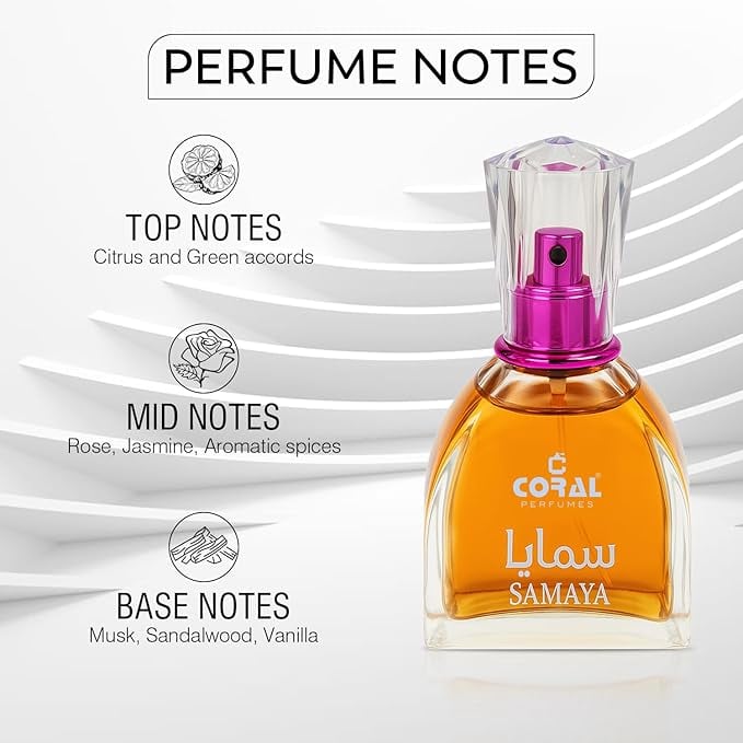 Coral Samaya Eau de Parfum for Unisex – 100ml