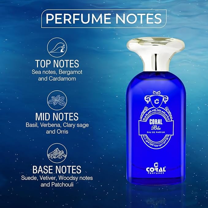 Coral Blu Eau de Parfum for Men – 100ml