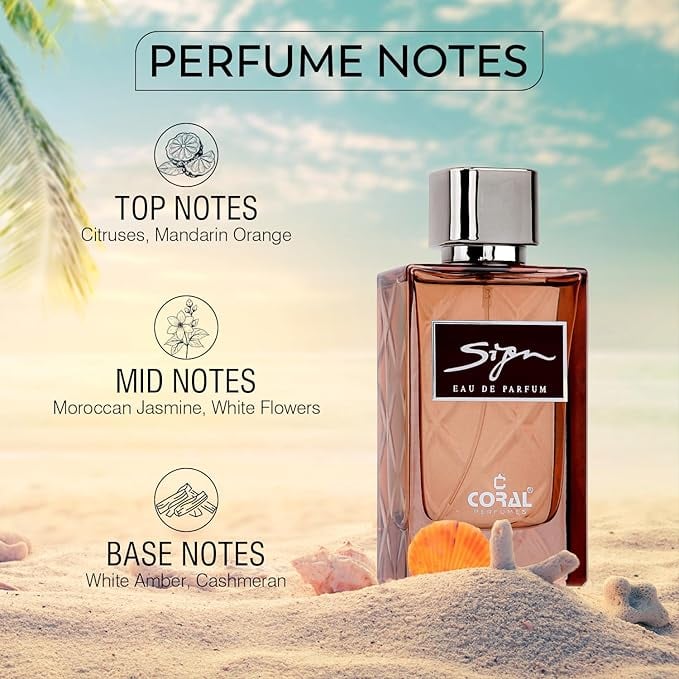 Coral Sign Eau de Parfum for Women – 85ml