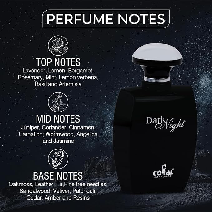 Coral Dark Night Eau de Parfum for Men – 100ml
