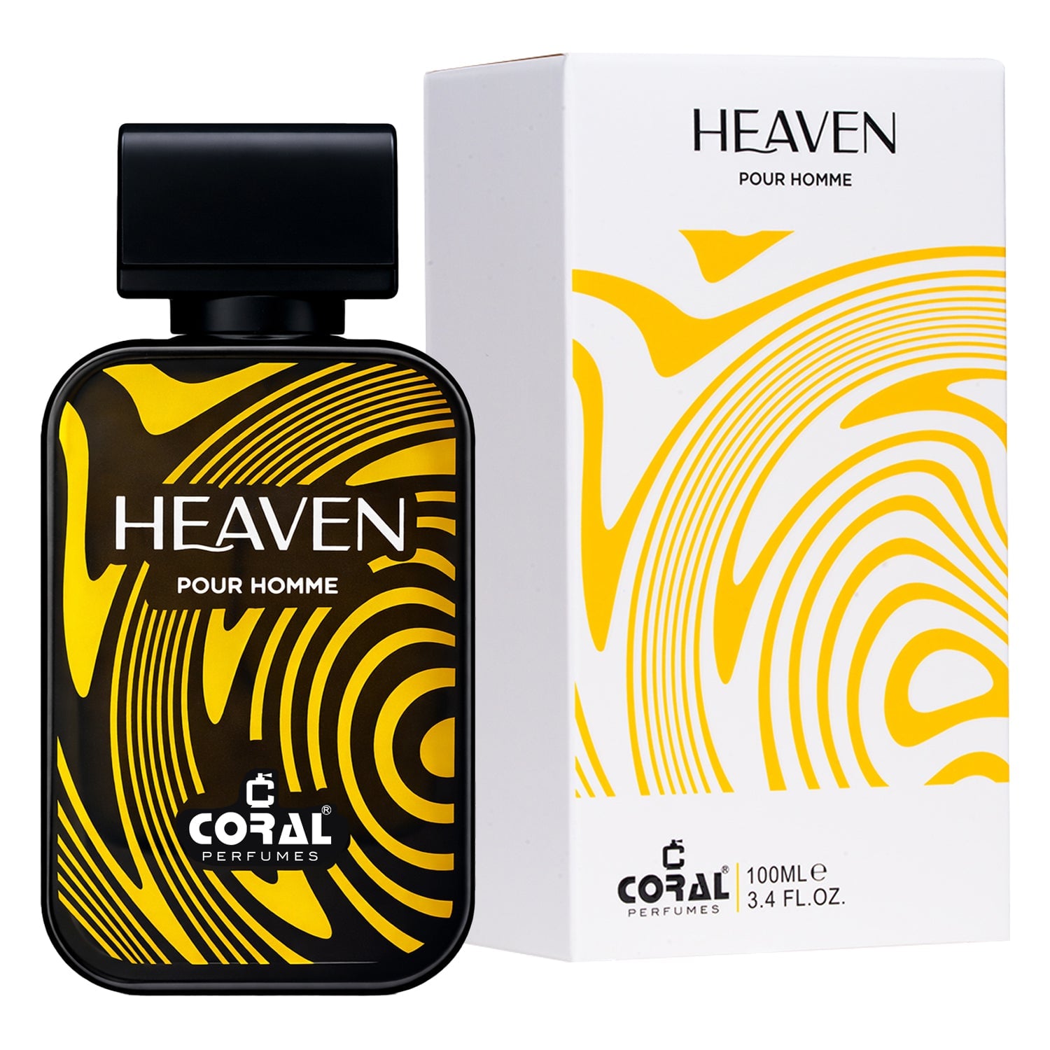 Coral Men's Signature Trio Perfume Set – Sunshine, Divine & Heaven Pour Homme EDP (100ml Each)