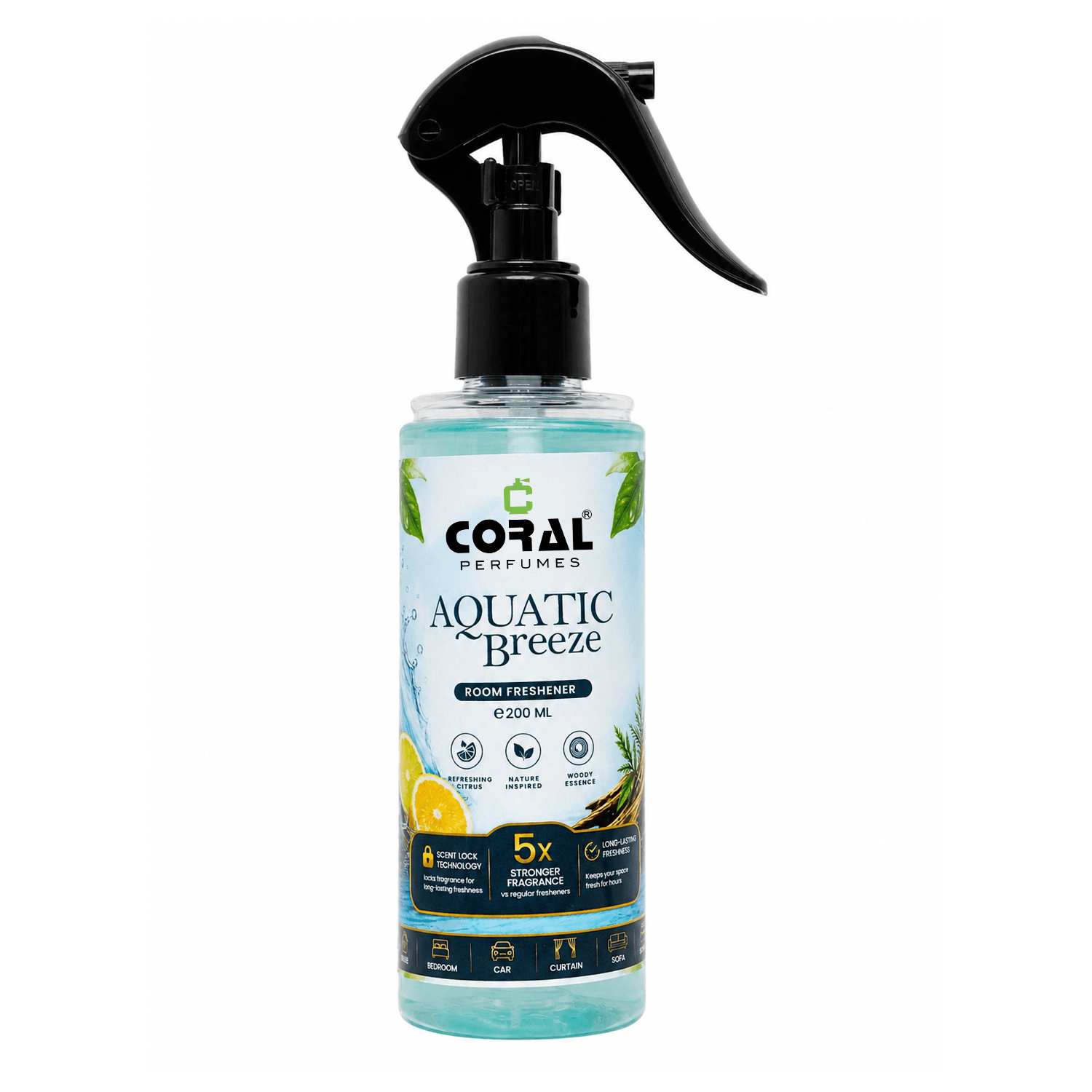 Coral Aquatic Breeze Room Freshener Spray – 200ml