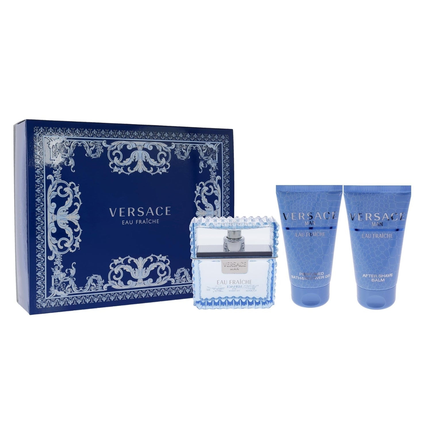 Versace Gift Set (Perfume + Shower Gel & After Shave Balm) for Men