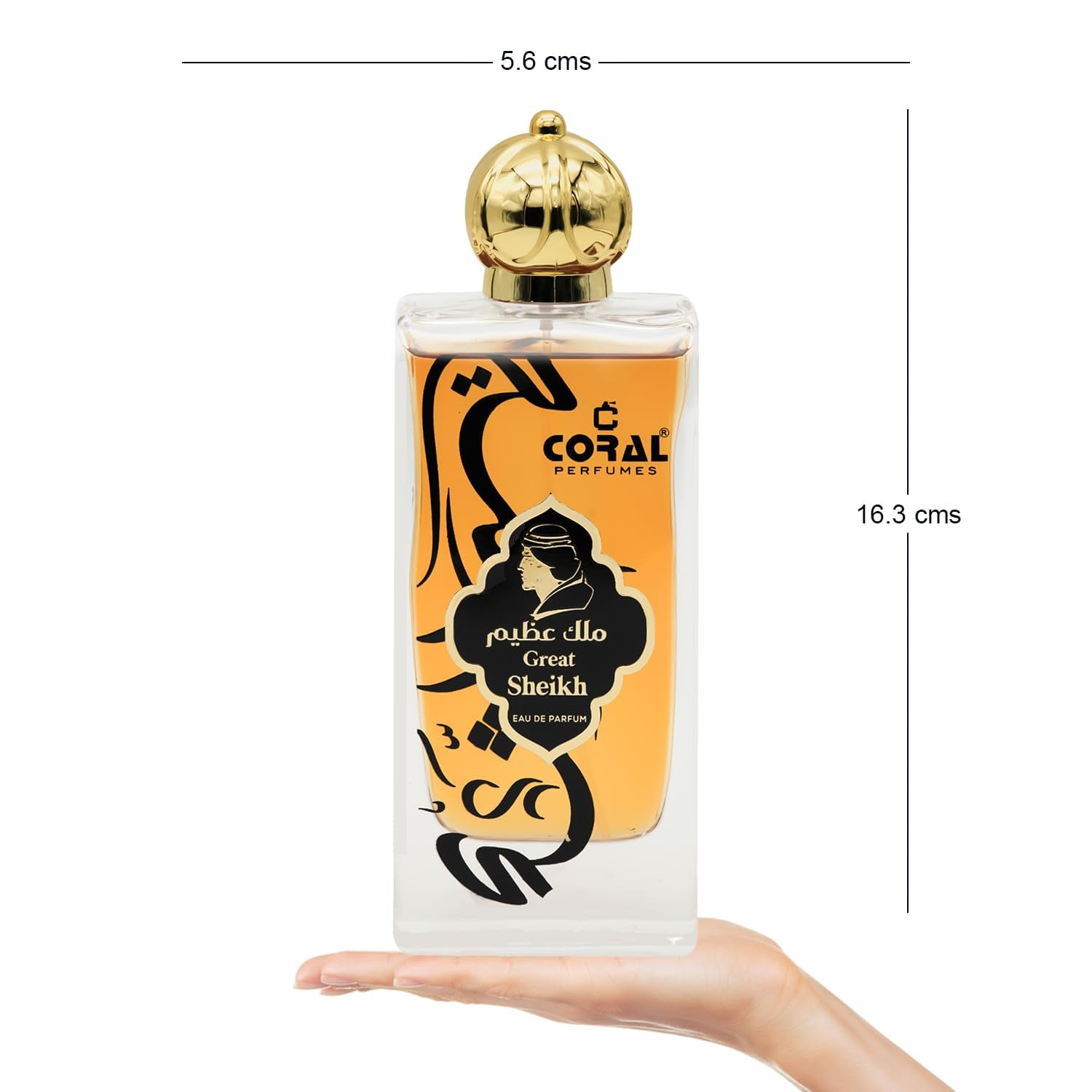 Coral Great Sheikh Eau de Parfum for Unisex – 100ml
