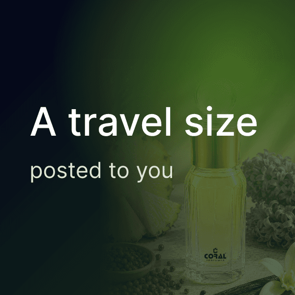 Travel size, on us